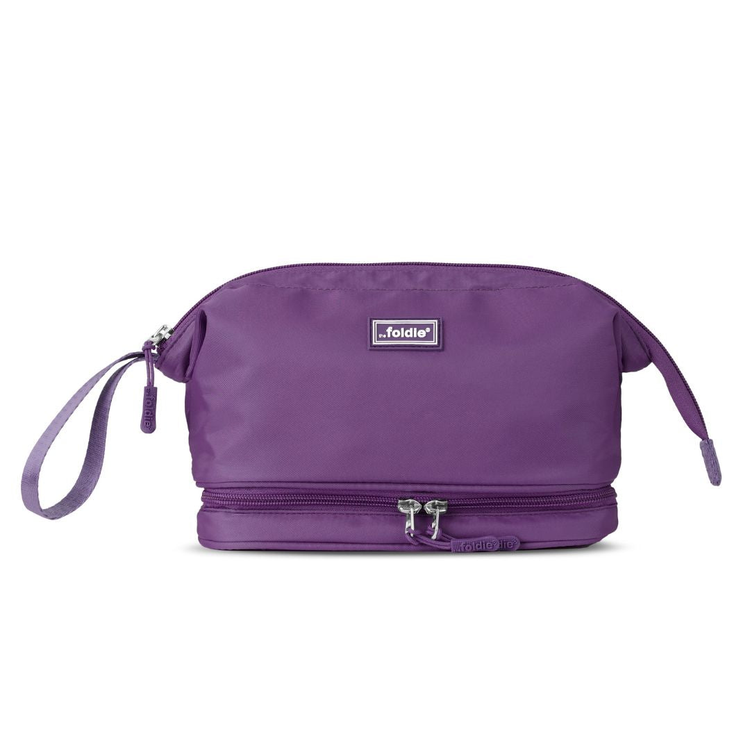 Purple toiletry bag sale