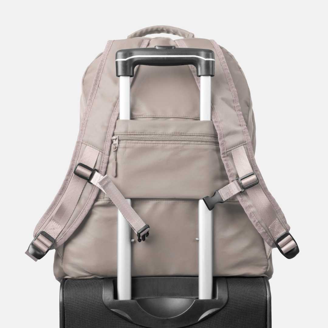 backpack with trolley sleeve laptop The Foldie® Backpack