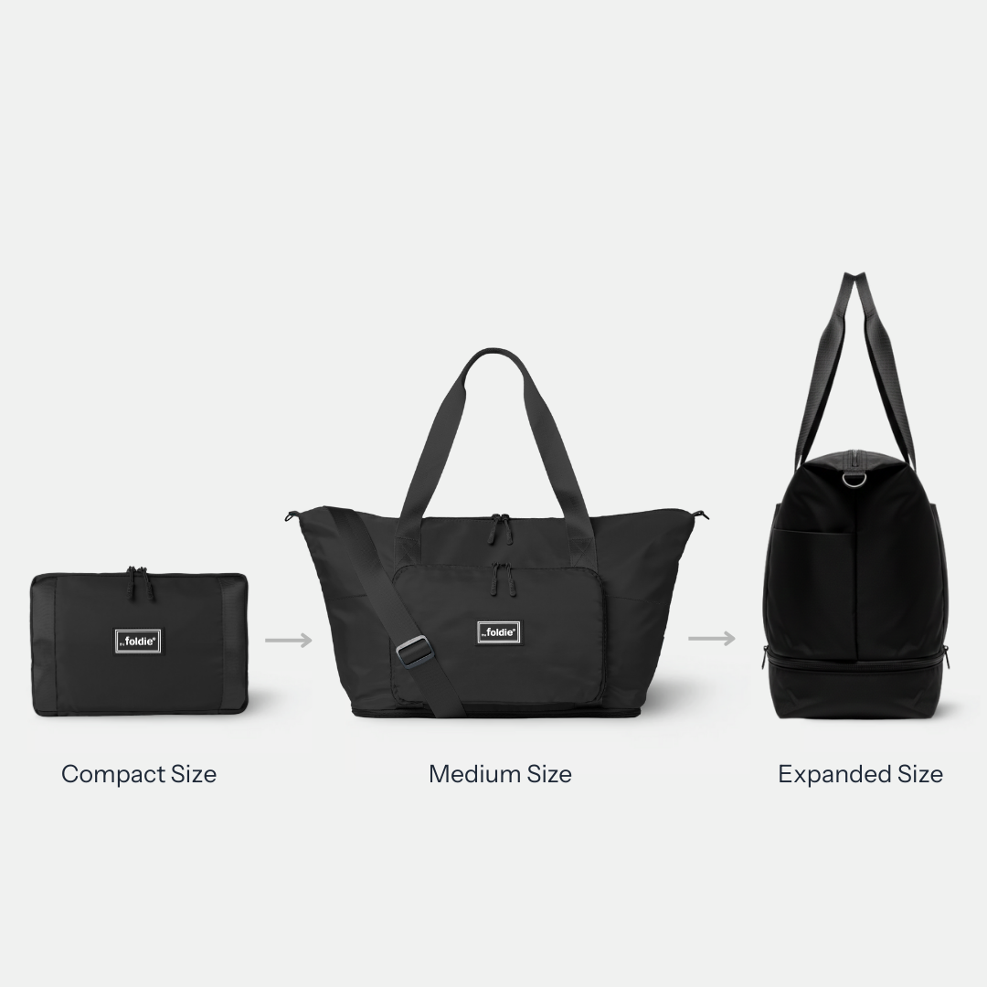 fold up tote bag for travel The Foldie® Travel Bag