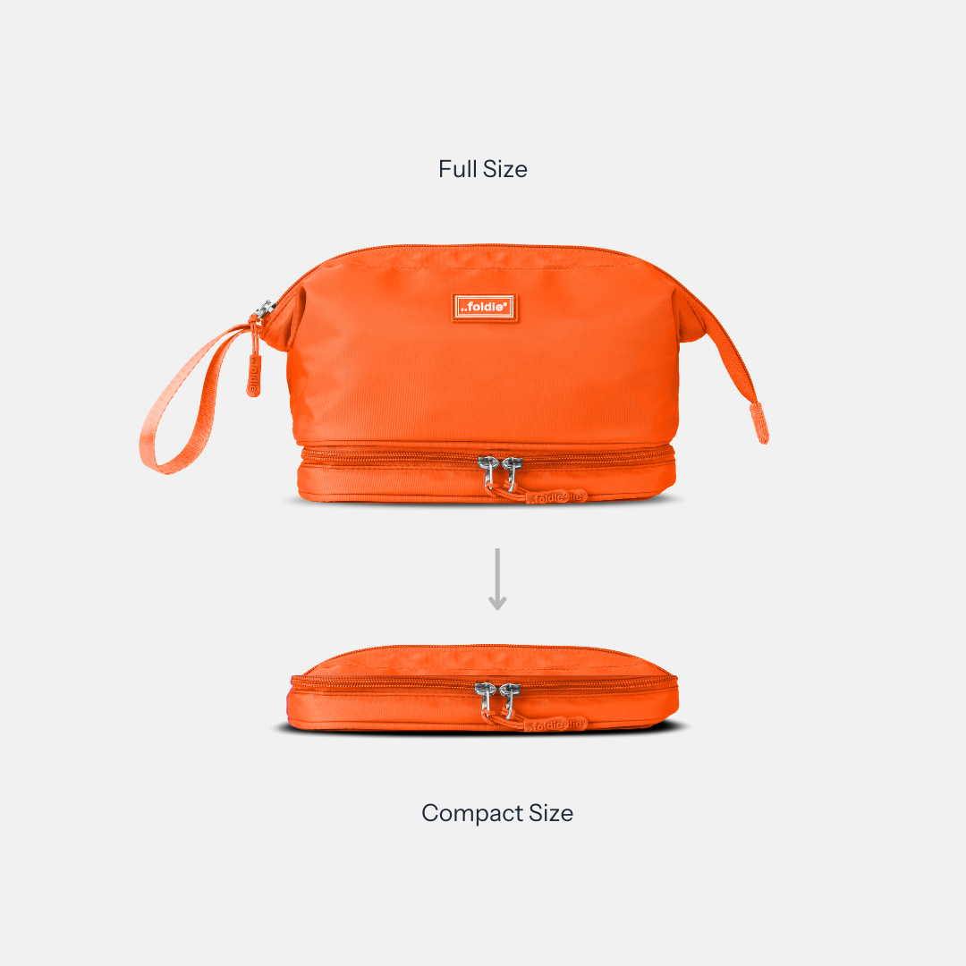 folding travel makeup bag The Foldie® Toiletry Bag