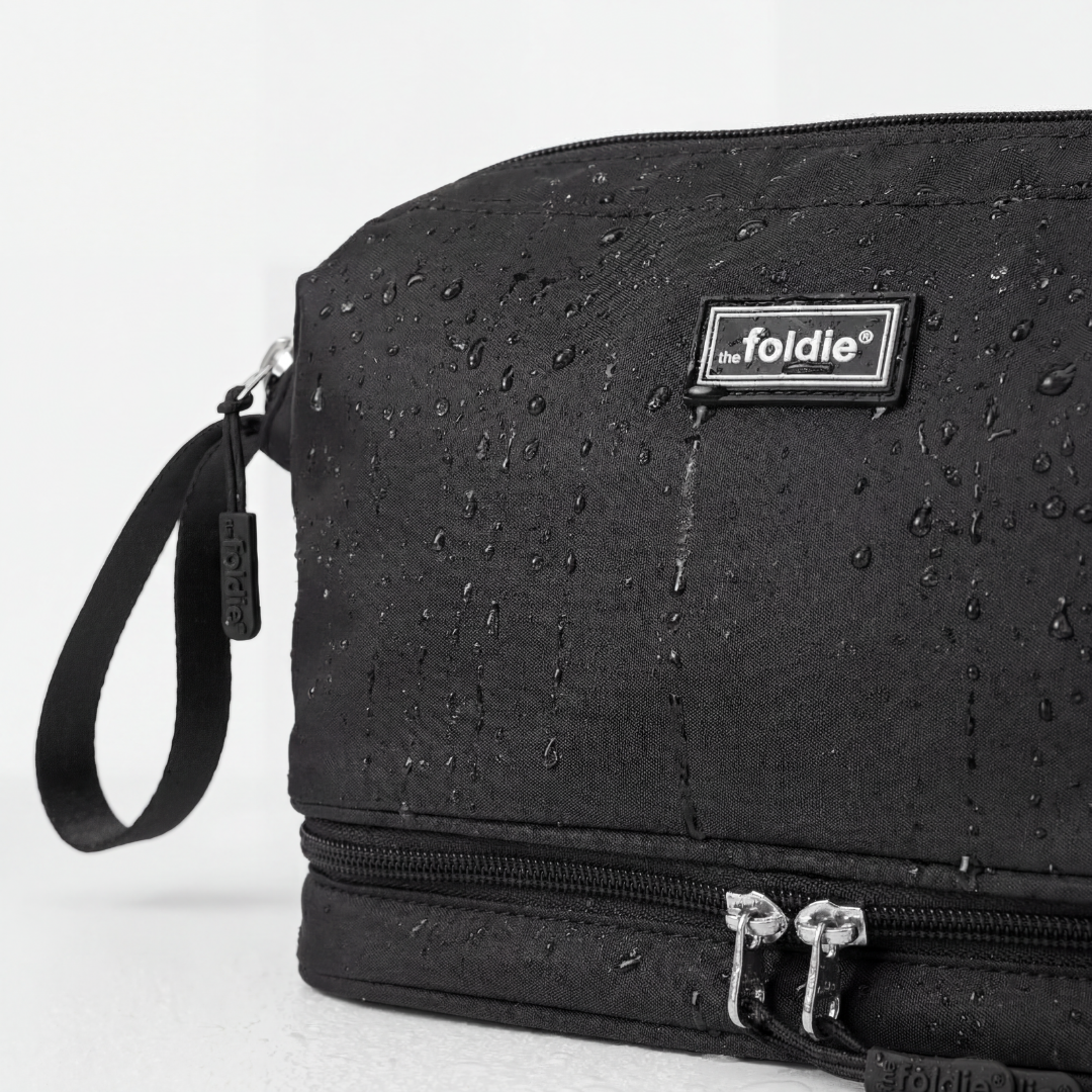 cylinder toiletry travel bag pouch The Foldie® Toiletry Bag